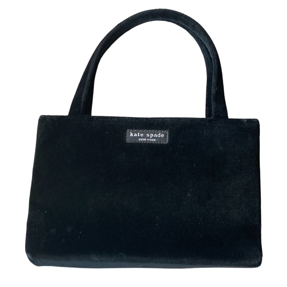 90s velvet Kate Spade mini bag